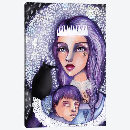 The Snow Queen Canvas Print #LPR221} by Tamara Laporte Canvas Wall Art