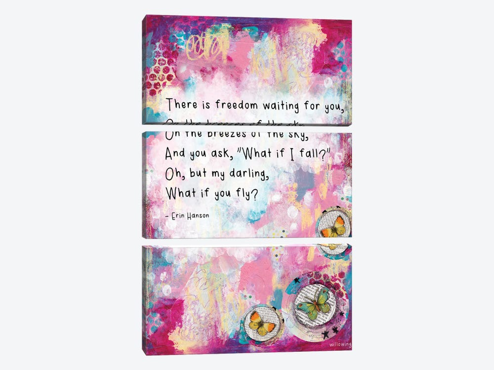 What If You Fly by Tamara Laporte 3-piece Canvas Print