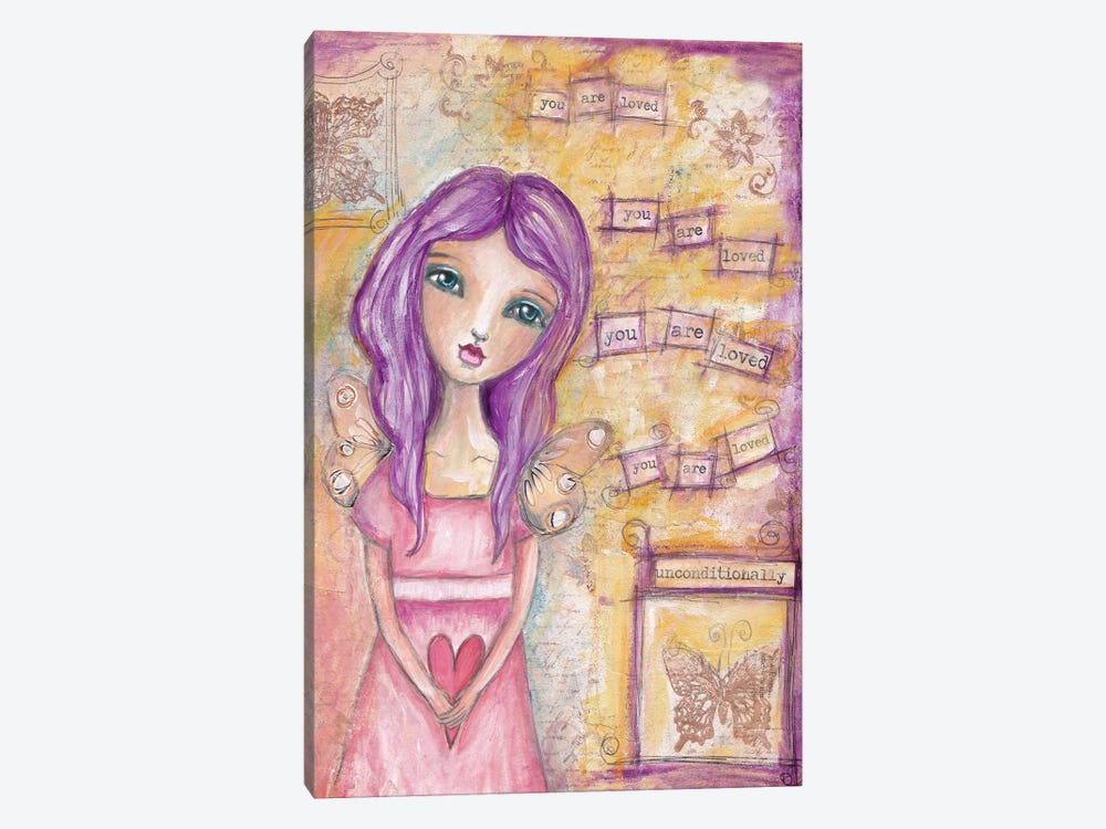 You Are Loved by Tamara Laporte 1-piece Canvas Print