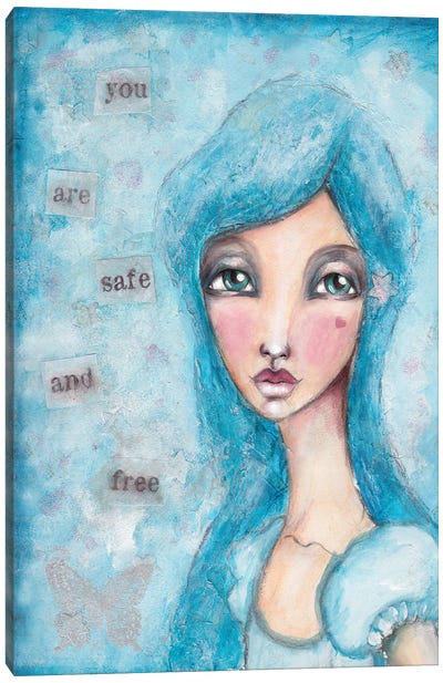You Are Safe Canvas Art Print - Tamara Laporte