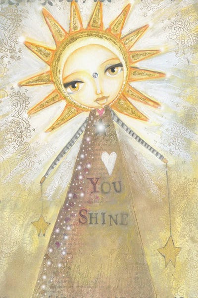 You Shine by Tamara Laporte canvas print