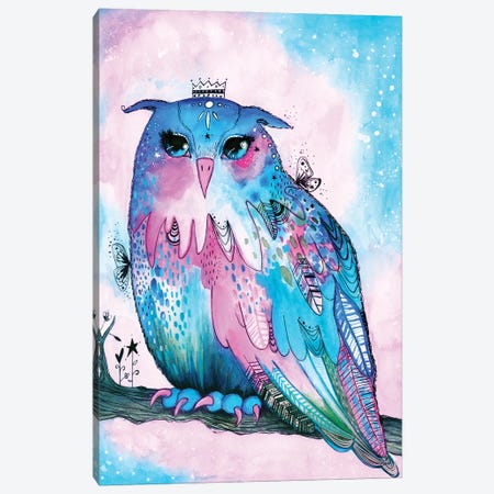 Owl Of Dreams Canvas Print #LPR260} by Tamara Laporte Canvas Artwork