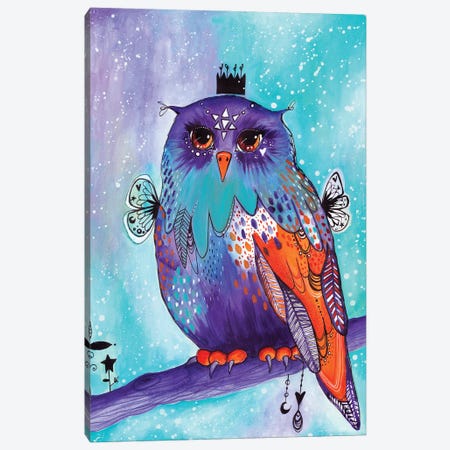 Snow Owl Canvas Print #LPR263} by Tamara Laporte Canvas Art