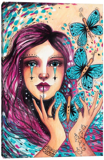 Queen Butterfly Canvas Art Print - Tamara Laporte