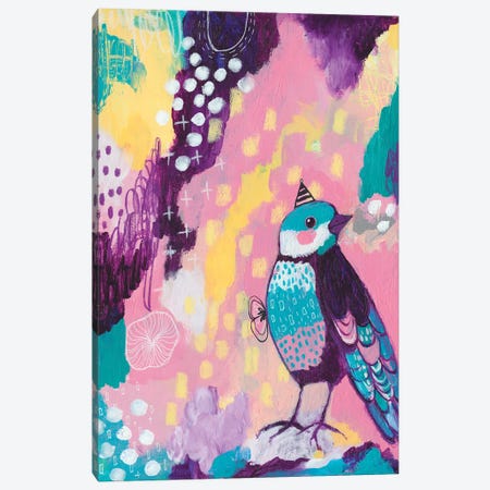 Abstract Bird I Canvas Print #LPR2} by Tamara Laporte Canvas Art