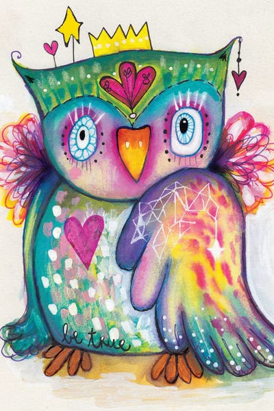 Be True Qb by Tamara Laporte canvas print