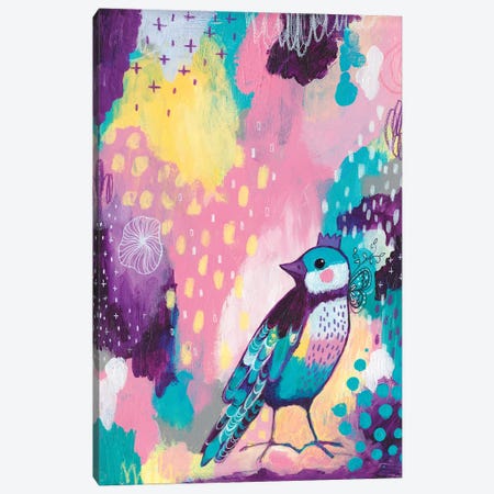 Abstract Bird II Canvas Print #LPR3} by Tamara Laporte Canvas Wall Art