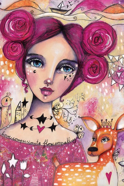 Compassionate Flow by Tamara Laporte multi panel art