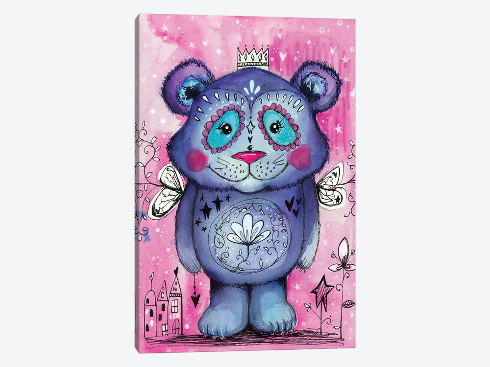 Cute Bear by Tamara Laporte 1-piece Canvas Art