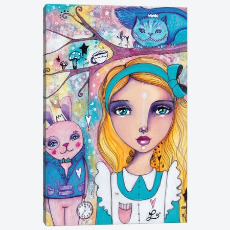 Alice In Wonderland Canvas Print #LPR5} by Tamara Laporte Canvas Art Print
