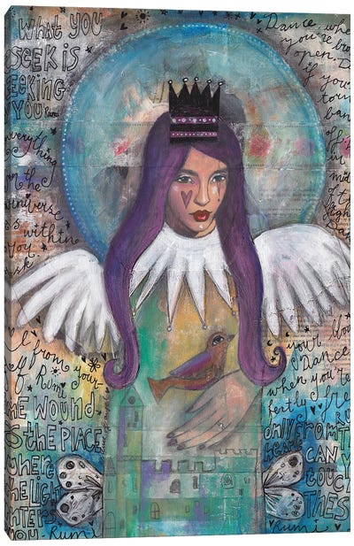 Essence Of Angel Canvas Art Print - Tamara Laporte