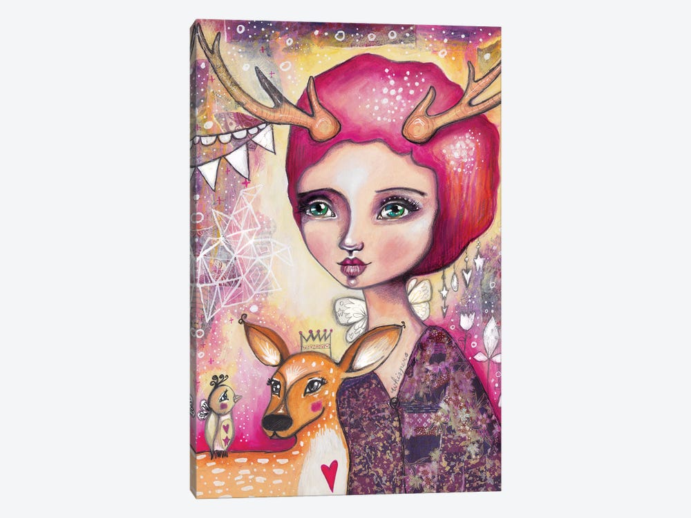 Fawn Whispers by Tamara Laporte 1-piece Canvas Art