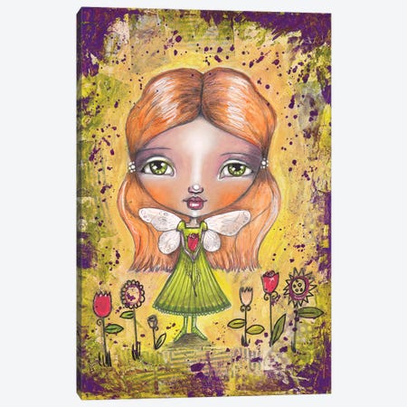 Flower Fairy Canvas Print #LPR67} by Tamara Laporte Canvas Artwork