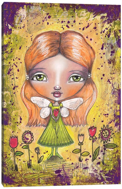 Flower Fairy Canvas Art Print - Tamara Laporte