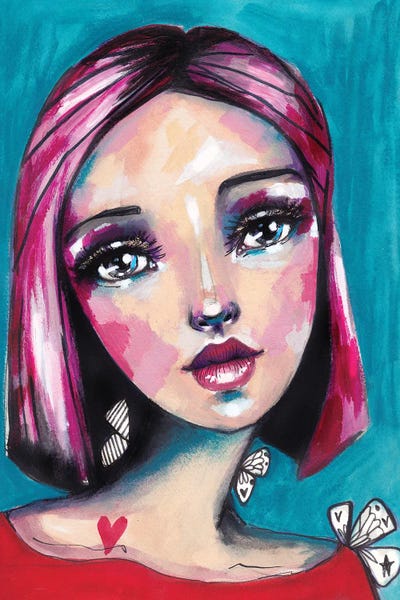 Girl by Tamara Laporte framed canvas print