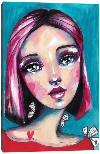 Girl Canvas Art Print - Tamara Laporte