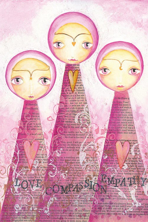 Goddess Love Compassion Empathy by Tamara Laporte wall art