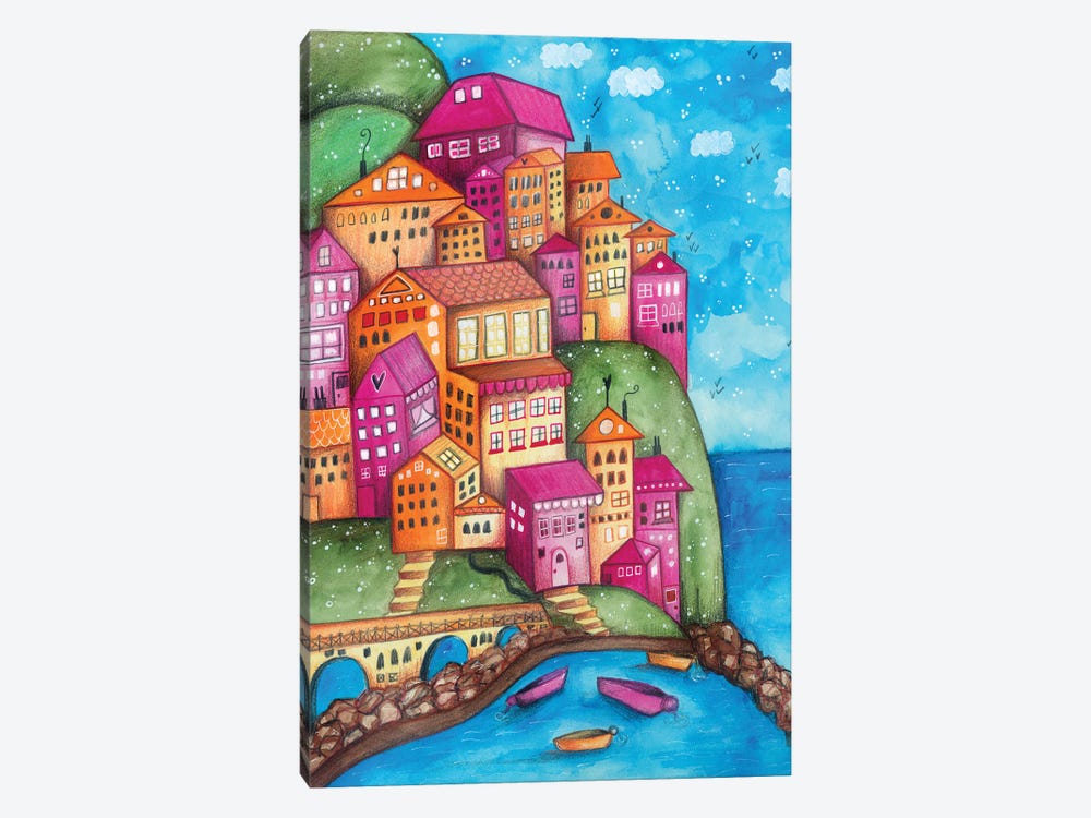 Almalfi Coast by Tamara Laporte 1-piece Canvas Print
