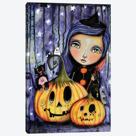 Halloween Witchy Canvas Print #LPR90} by Tamara Laporte Canvas Artwork