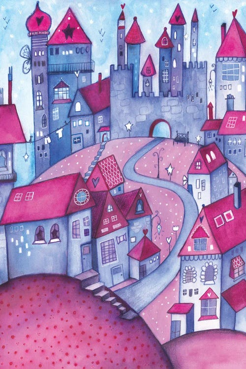 Happy Houses by Tamara Laporte wall art