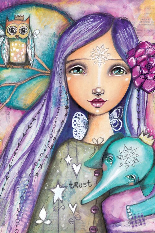 Happy Traveller by Tamara Laporte wall art