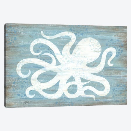 Ocean Octopus   Canvas Print #LPT23} by Annie LaPoint Canvas Print