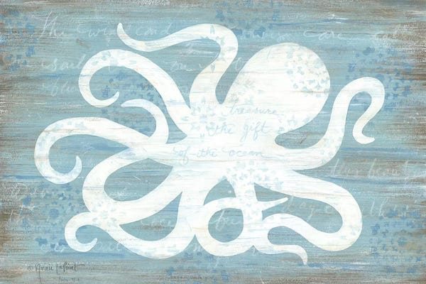 Kids Nautical Art: Ocean Octopus   by Annie LaPoint