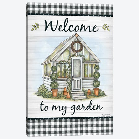 Welcome To My Garden Canvas Print #LPT27} by Annie LaPoint Canvas Art