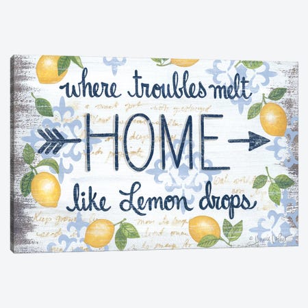 Lemon Home    Canvas Print #LPT28} by Annie LaPoint Canvas Art Print