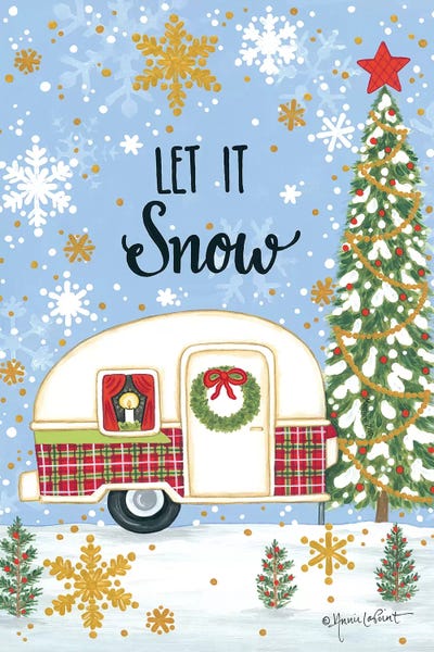 Christmas Signs & Sentiments: Let It Snow Camper by Annie LaPoint