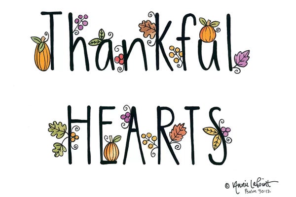 Gratitude: Thankful Hearts by Annie LaPoint
