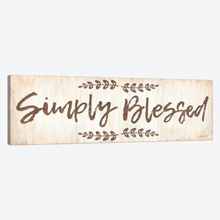 Simply Blessed Canvas Print #LPT49} by Annie LaPoint Canvas Print