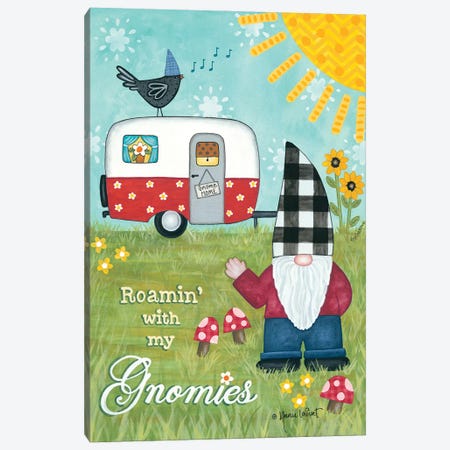 Roamin With My Gnomies Canvas Print #LPT59} by Annie LaPoint Canvas Wall Art