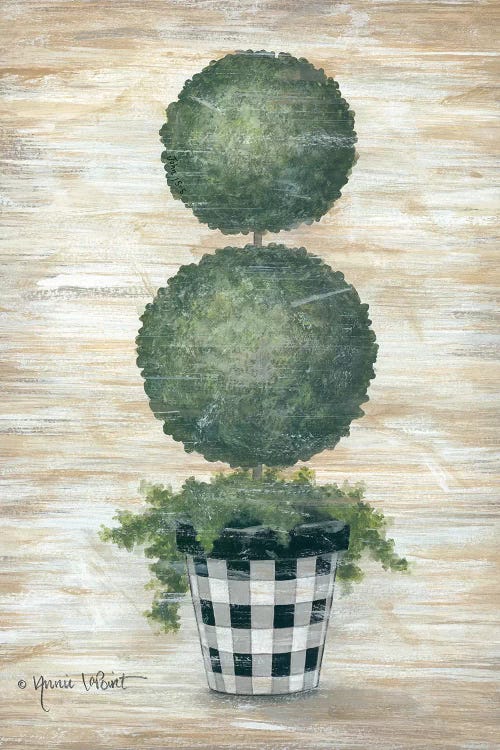 Gingham Topiary Spheres