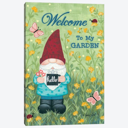Welcome to My Garden Canvas Print #LPT61} by Annie LaPoint Canvas Art Print