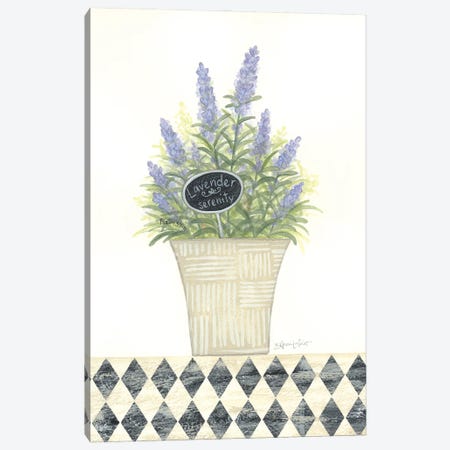 Lavender Serenity Canvas Print #LPT75} by Annie LaPoint Art Print