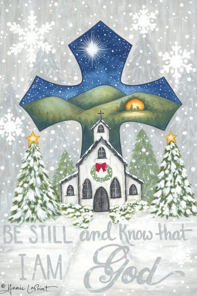 Snow: Christmas Cross by Annie LaPoint