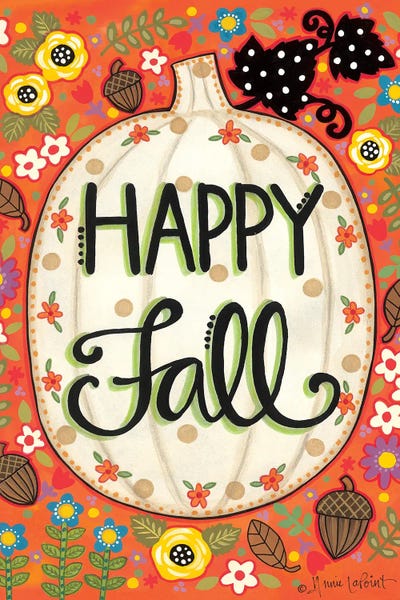 Pumpkins: Happy Fall Pumpkin by Annie LaPoint