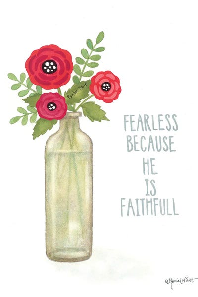 Faith: Red Blossoms - Be Fearless by Annie LaPoint