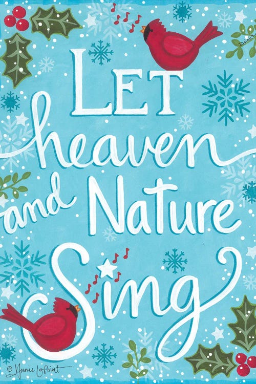 Singing Cardinals by Annie LaPoint wall art