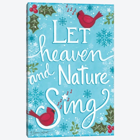 Singing Cardinals Canvas Print #LPT88} by Annie LaPoint Art Print