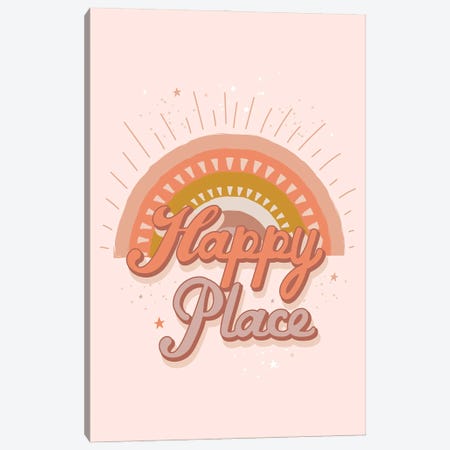 Happy Place Canvas Print #LPY14} by Lisa Perry Canvas Art
