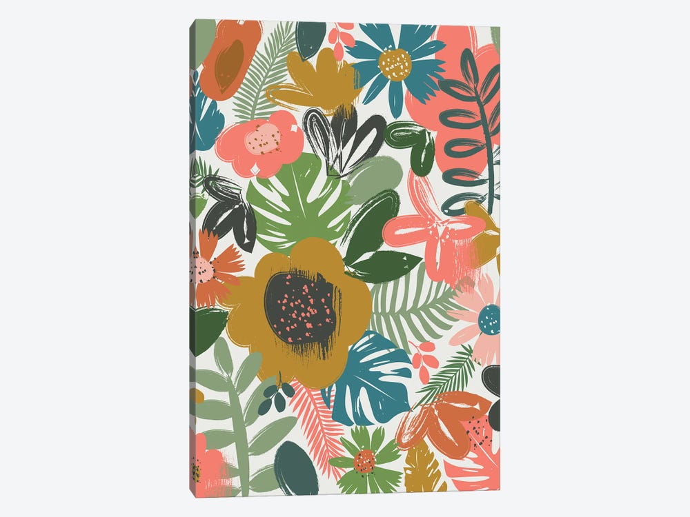 Jungle Blooms by Lisa Perry 1-piece Canvas Art Print