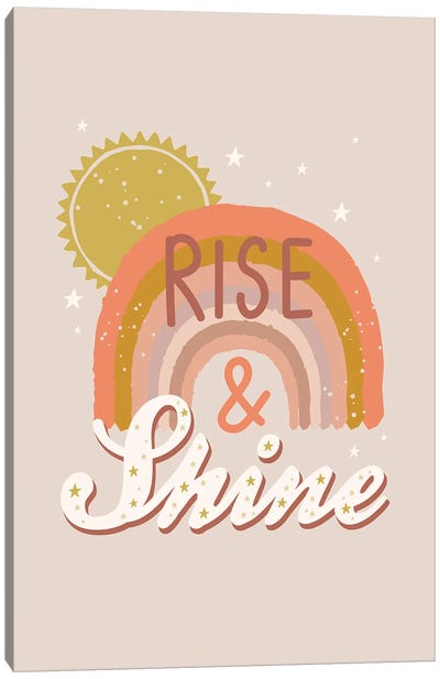 Rise and Shine Canvas Art Print - Orange Art