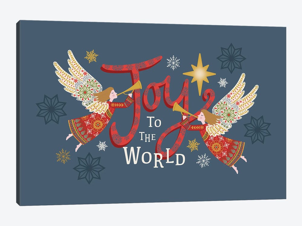 Joy to the World by Lisa Perry 1-piece Canvas Art