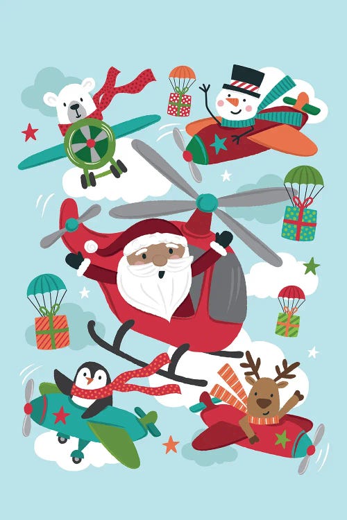 Christmas Cheer by Lisa Perry wall art