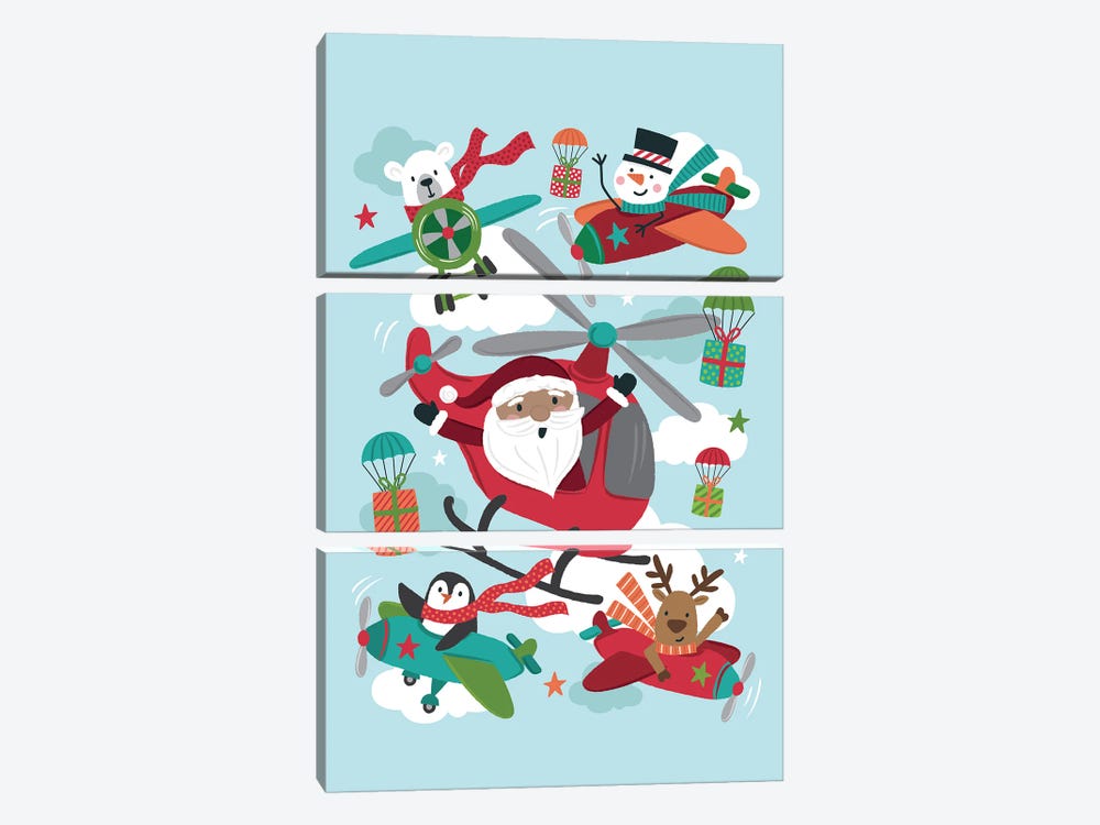 Christmas Cheer by Lisa Perry 3-piece Canvas Print