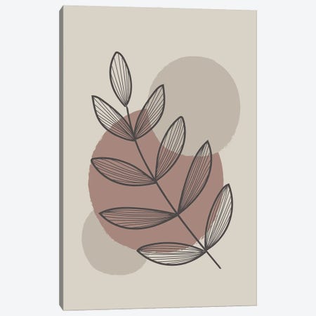 Abstract Botanical Canvas Print #LPY8} by Lisa Perry Canvas Art Print
