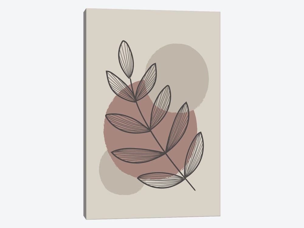 Abstract Botanical by Lisa Perry 1-piece Canvas Artwork