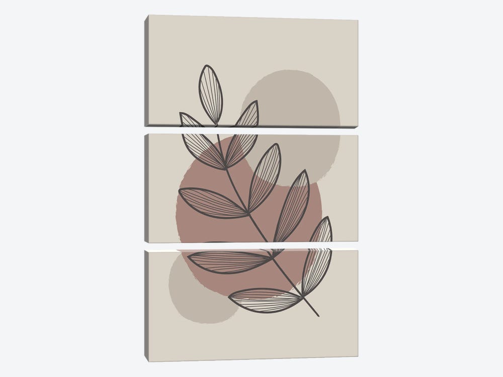 Abstract Botanical by Lisa Perry 3-piece Canvas Art
